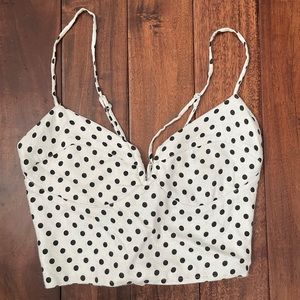Urban Outfitters Polka Dot Crop Top Sz- SP